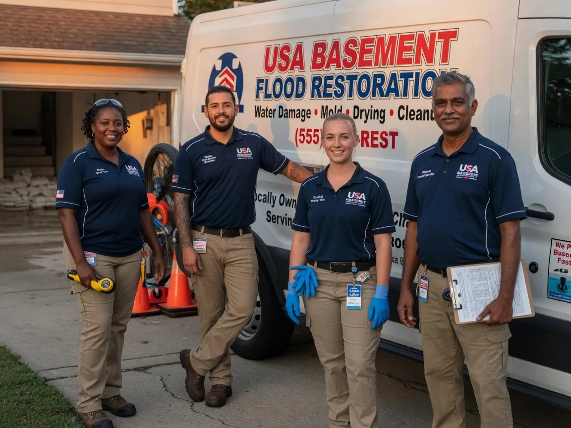 Basement Flood Cleanup company in Sun, LA
