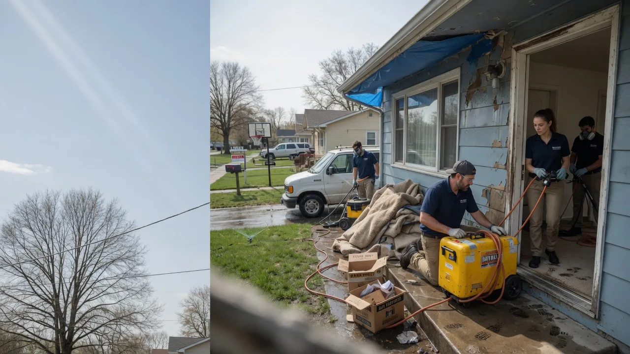 Basement Flood Cleanup in Sun, LA near me